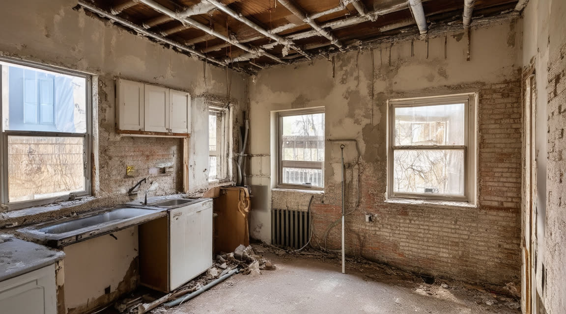 Room before renovation