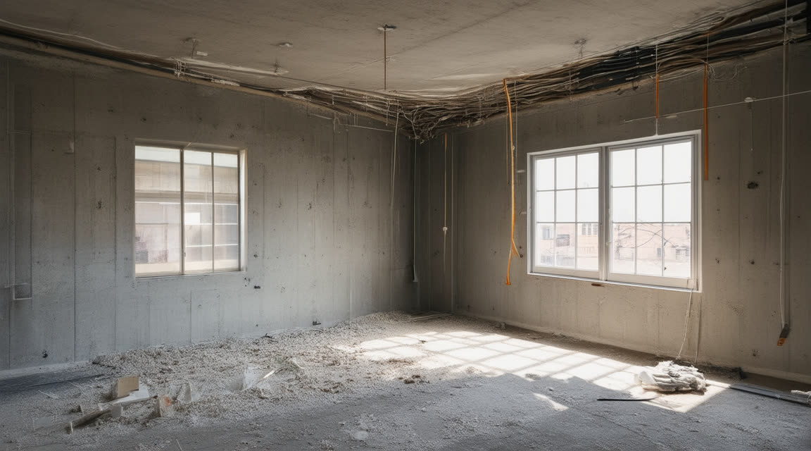 Room before renovation